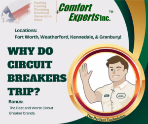 Why do circuit breakers typically trip in Fort Worth TX
