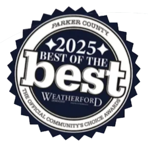 Best of the Best Award from the Weatherford Democrat