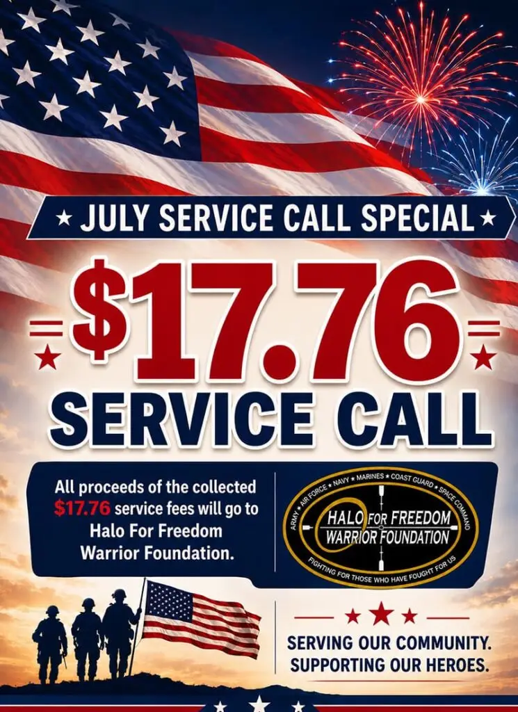 comfort promo 1776 service call