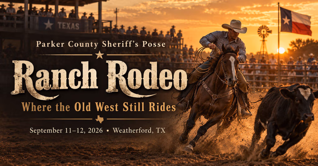 parker county sheriff's posse ranch rodeo promo