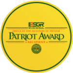 Badge Patriot Award Yellow
